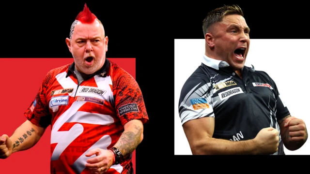 Peter Wright and Gerwyn Price graphic