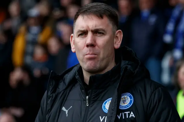 Stockport County manager Dave Challinor