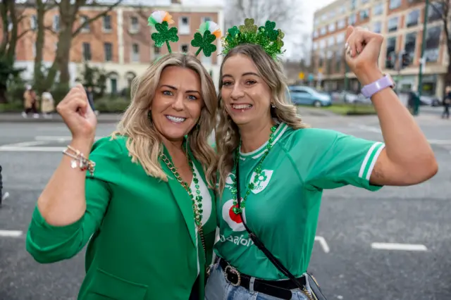 Ireland fans at the Aviva Stadium