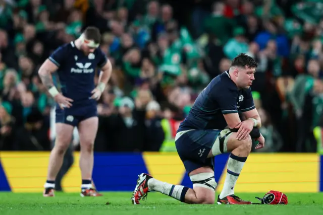 Scotland dejected