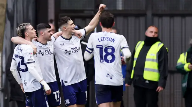 Preston celebrate