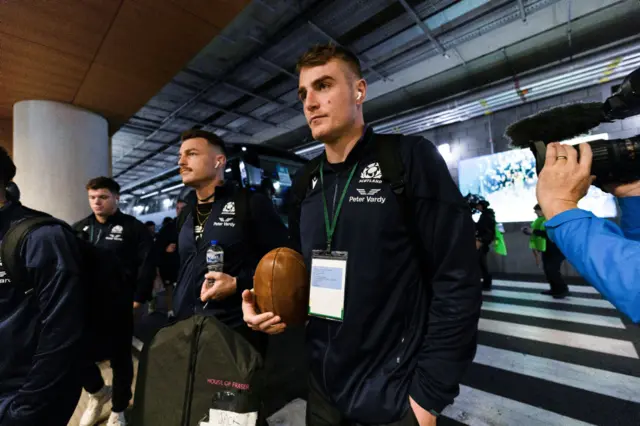 Stafford McDowall arrives at the Aviva Stadium