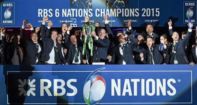 Ireland win the Six Nations title in 2015