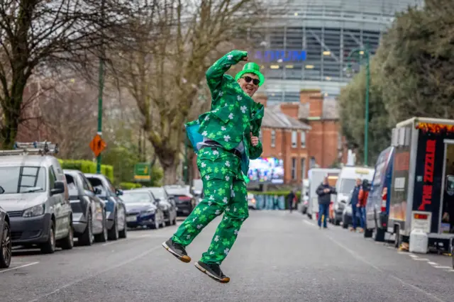 Ireland fans at the Aviva Stadium