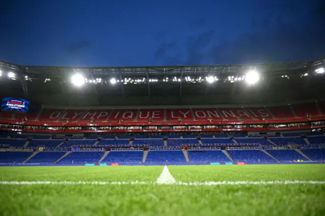 Groupama Stadium in Lyon.