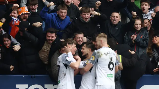 Swansea celebrate