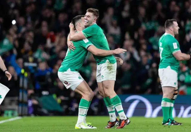 Ireland celebrate