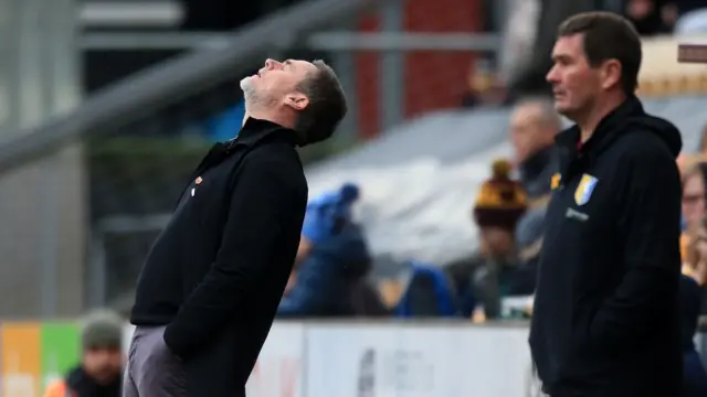 Graham Alexander and Nigel Clough