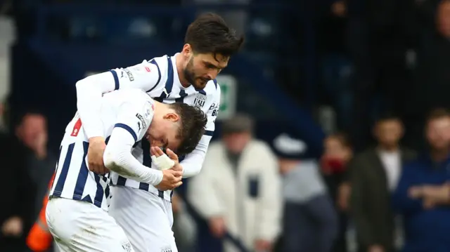 West Brom celebrate