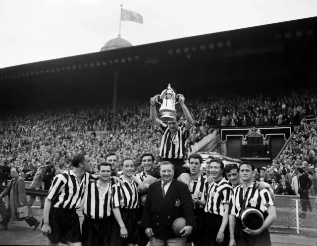 Newcastle United FA Cup win 1955