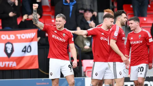 Salford celebrate