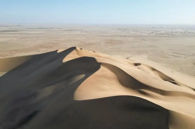 Sand dunes in Namibia