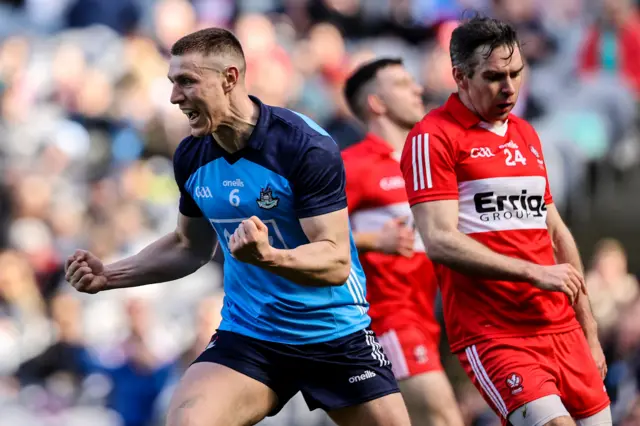 Dublin defeated Derry in last year's Division Two final at Croke Park