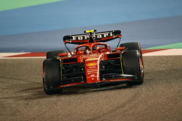 Carlos Sainz at the Bahrain GP.