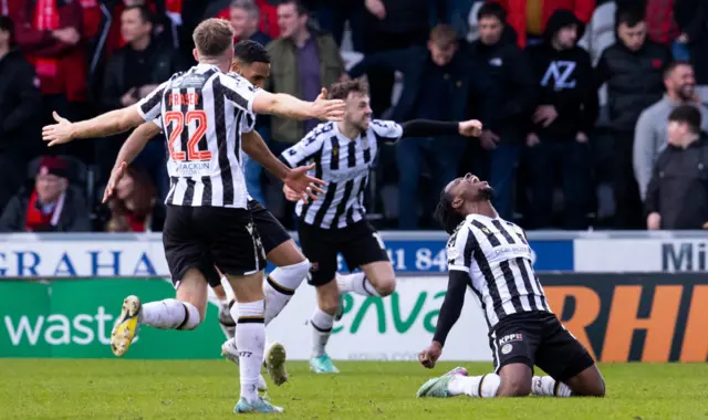 Toyosi Olusanya was the match-winner for St Mirren