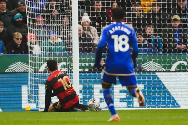 Ilias Chair scores for QPR at Leicester