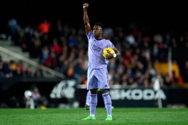 Vinicius Junior celebrates goal