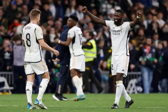 Toni Kroos and Antonio Rudiger