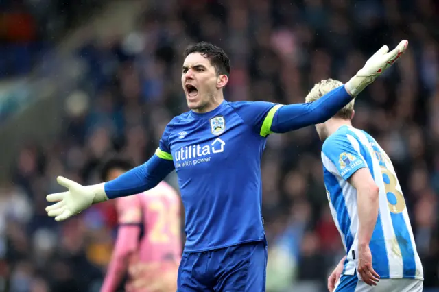 Huddersfield keeper Lee Nicholls