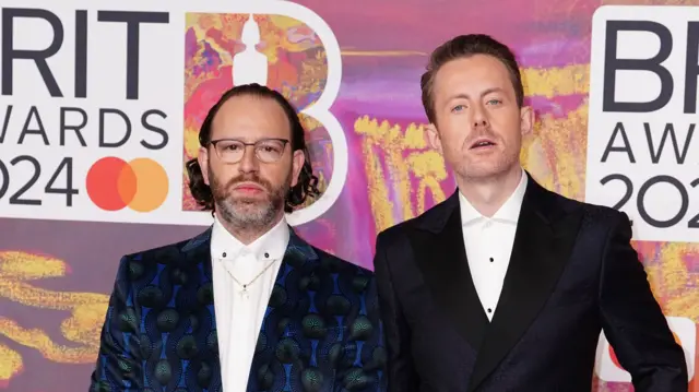 Chase & Status pose ahead of the Brits ceremony