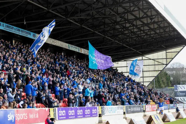 St Johnstone fans at McDiarmid