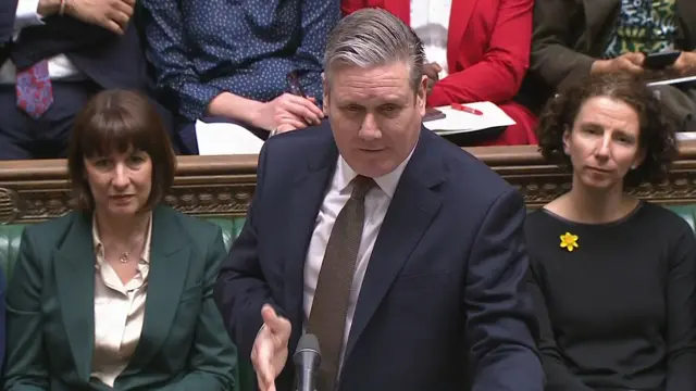 Starmer in the Commons