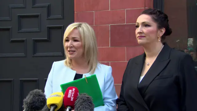 Michelle O'Neill and Emma Little Pengelly