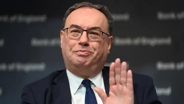 Andrew Bailey, Governor of the Bank of England delivers the Monetary Policy Report February 2023 during a press conference at the Bank of England in London, Britain, 02 February 2023.