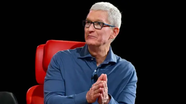 Chief Executive Officer of Apple Tim Cook speaks onstage during Vox Media's 2022 Code Conference - Day 2 on September 07, 2022 in Beverly Hills, California.