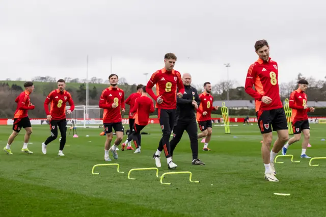 Wales training