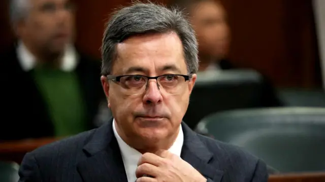 Steinhoff's former Chief Executive Markus Jooste appears in parliament to face a panel investigating an accounting scandal that rocked the retailer in Cape Town, South Africa, September 5, 2018