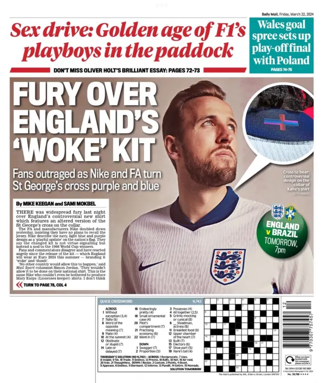 Daily Mail back page