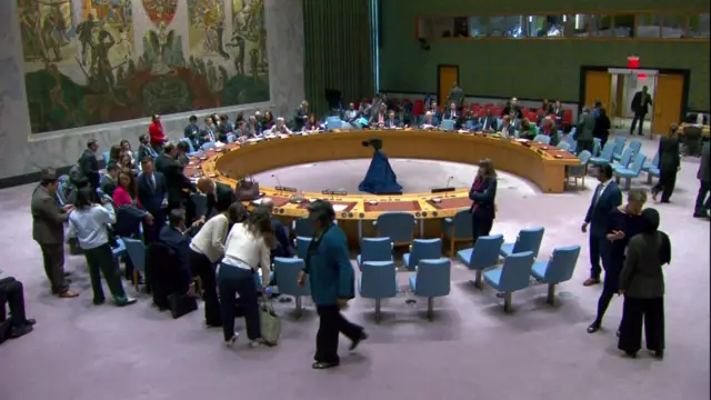 The UNSC hall