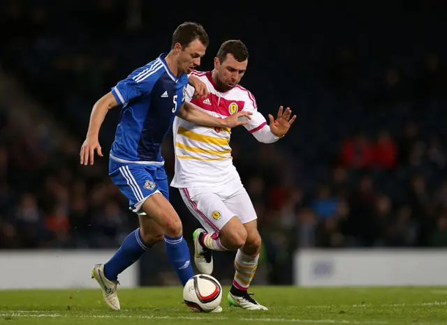 Jonny Evans and James McArthur