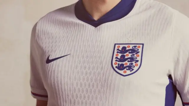 England's new football shirt