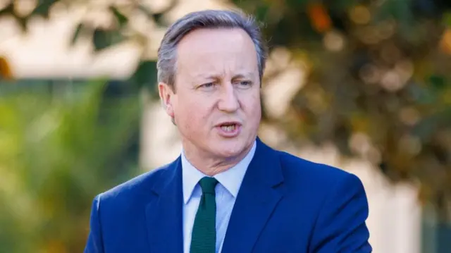 Britain's Foreign Secretary David Cameron at Government House for the annual Australia-UK Ministerial Consultations (AUKMIN), in Adelaide, Australia March 22, 2024.