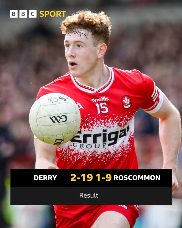 Derry 2-19 Roscommon 1-9