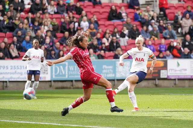 England opens the scoring for Spurs v Bristol