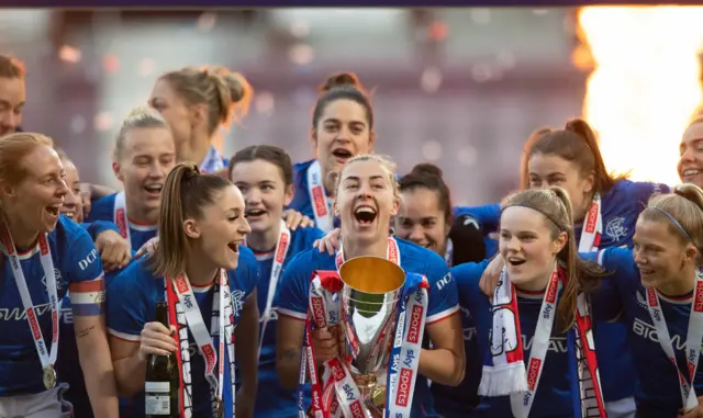 Rangers lift SWPL Cup trophy in 2023