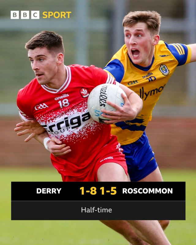 Derry 1-8 Roscommon 1-5