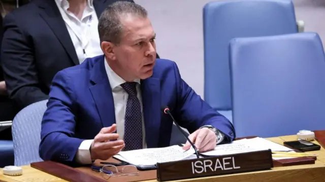 Israel's representative to the UN Gilad Erdan