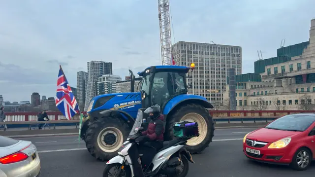 Tractor in London