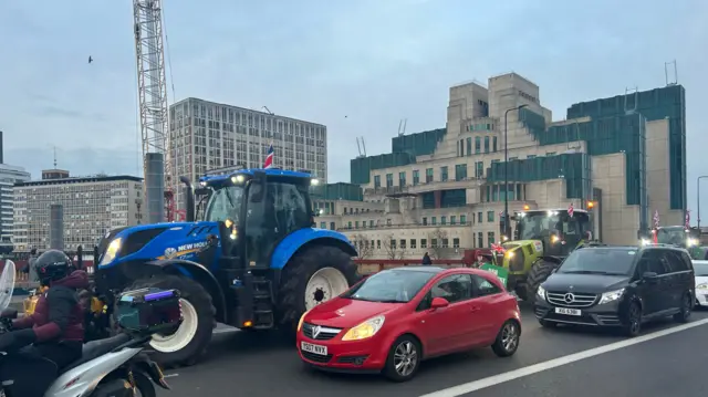 Tractors in London