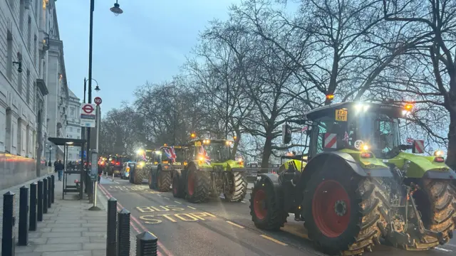 Tractors in London