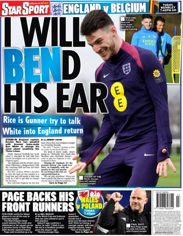 Star back page