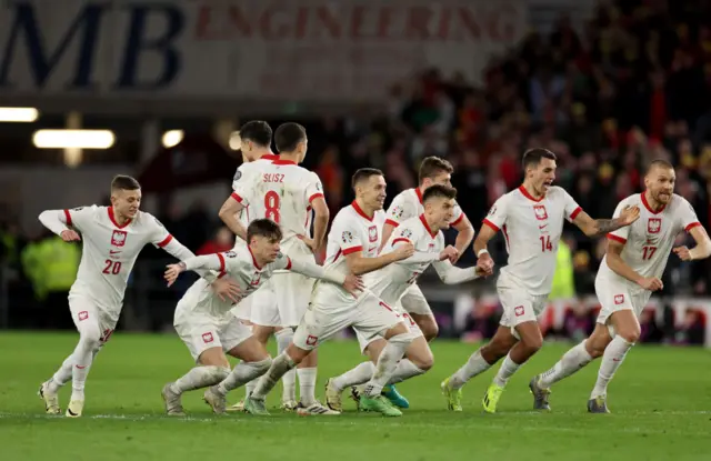 Poland celebrate