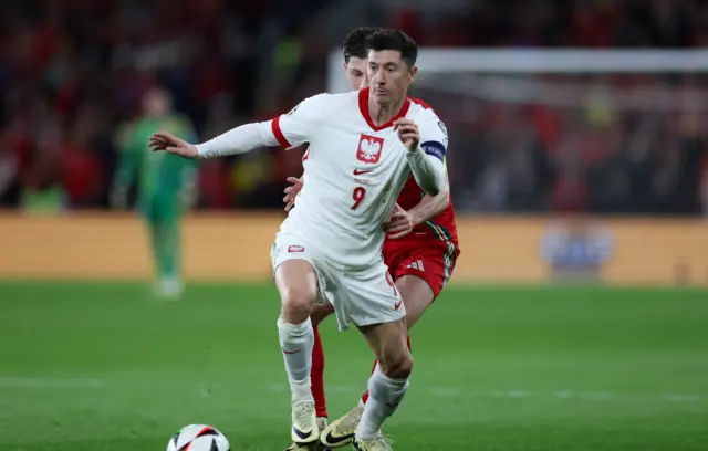 Robert Lewandowski of Poland