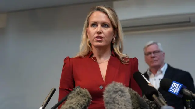 Lawyer Jennifer Robinson, speaking during a press conference at Doughty Street Chambers, central London, after Julian Assange's bid for an appeal against extradition to the US was delayed.