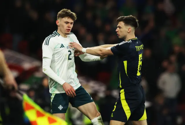 Kieran Tierney and Conor Bradley