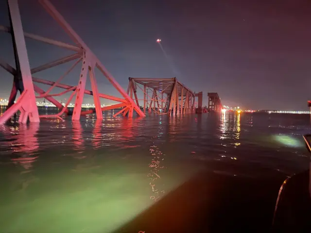 Collapse of the key bridge